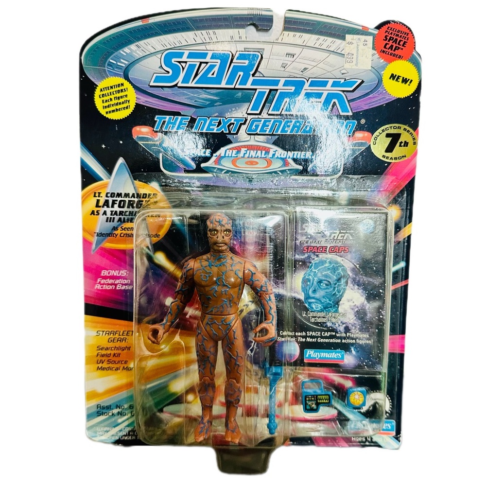 Star Trek The Next Generation LAFORGE TARCHANNEN 3 ALIEN 94 Playmates Figure NEW